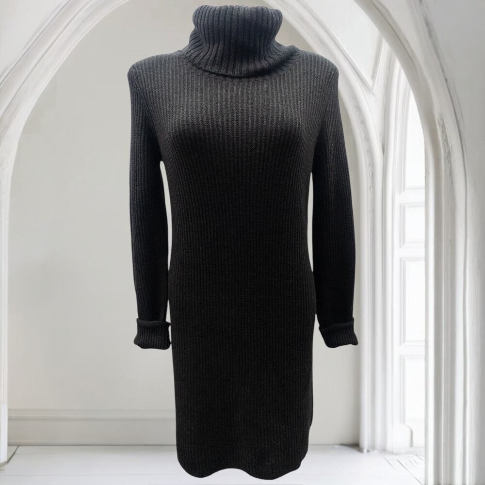 Cabi 3665 Uptown Sweater Dress Long Sleeve Turtleneck Women's Medium - Picture 2 of 5